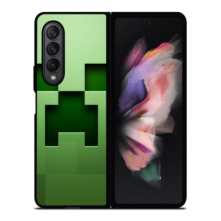 MINECRAFT CREEPER GAME Samsung Galaxy Z Fold 3 Case Cover