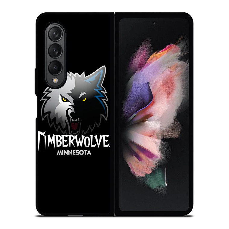 MINNESOTA TIMBERWOLVES NBA MASCOT Samsung Galaxy Z Fold 3 Case Cover