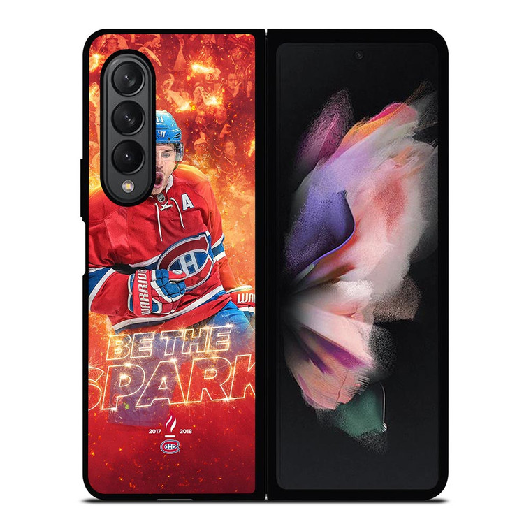 MONTREAL CANADIENS BE THE SPARK NHL Samsung Galaxy Z Fold 3 Case Cover