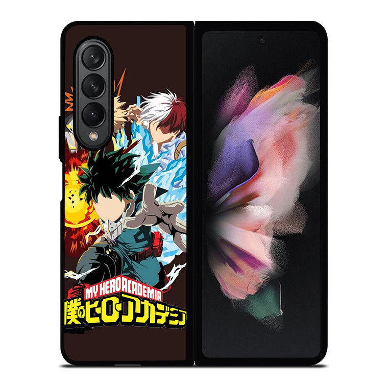 MY HERO ACADEMIA DEKU TODOROKI AND BAKUGOU Samsung Galaxy Z Fold 3 Case Cover