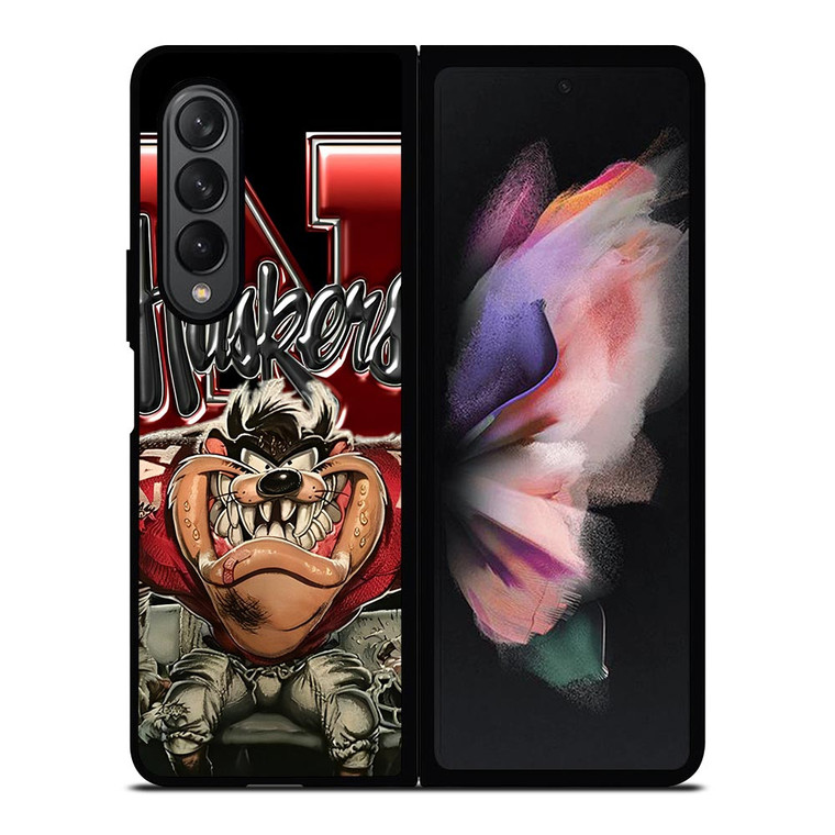 NEBRASKA CORNUSKERS TAZ Samsung Galaxy Z Fold 3 Case Cover