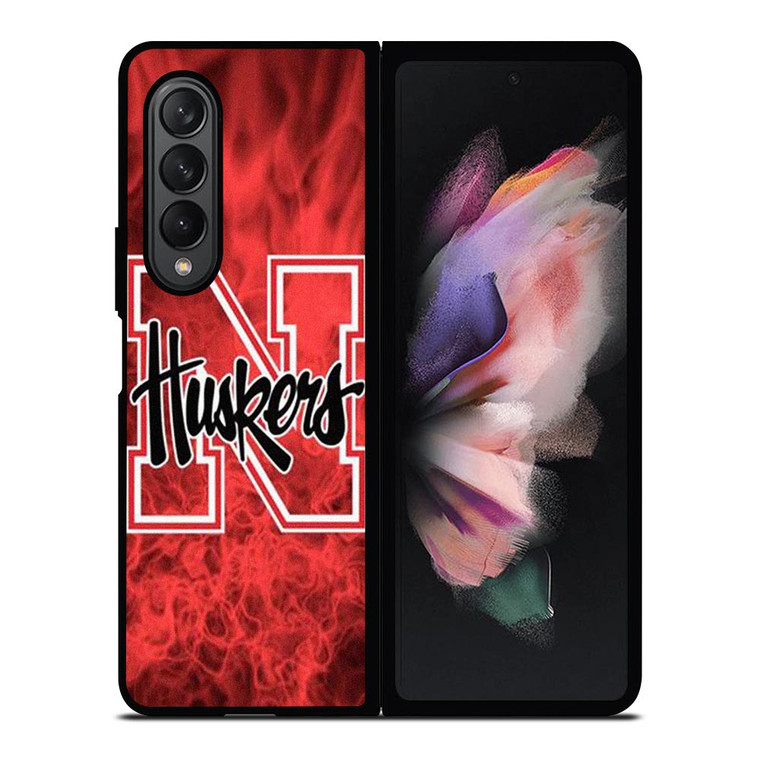 NEBRASKA HUSKERS FOOTBALL Samsung Galaxy Z Fold 3 Case Cover