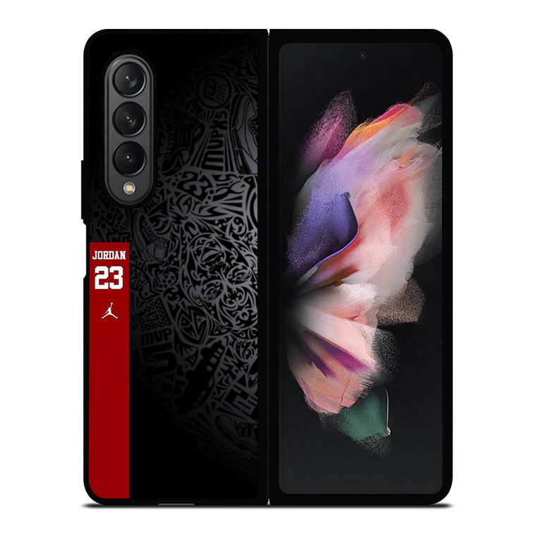 NIKE AIR JORDAN JUMPMAN SCRIBBLE Samsung Galaxy Z Fold 3 Case Cover