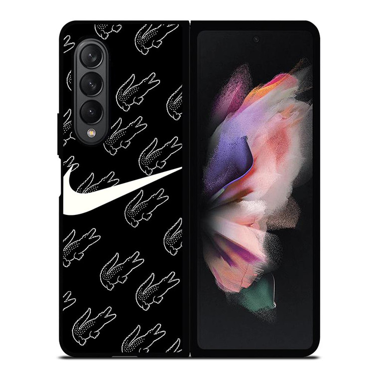 NIKE X LACOSTE PATTERN Samsung Galaxy Z Fold 3 Case Cover