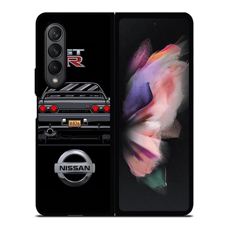 NISSAN GTR R35 ILLUSTRATION Samsung Galaxy Z Fold 3 Case Cover