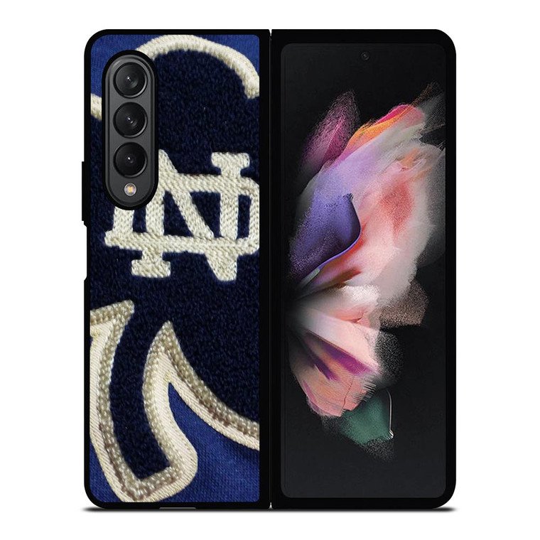 NOTRE DAME BLUE SHAMROCK LOGO Samsung Galaxy Z Fold 3 Case Cover