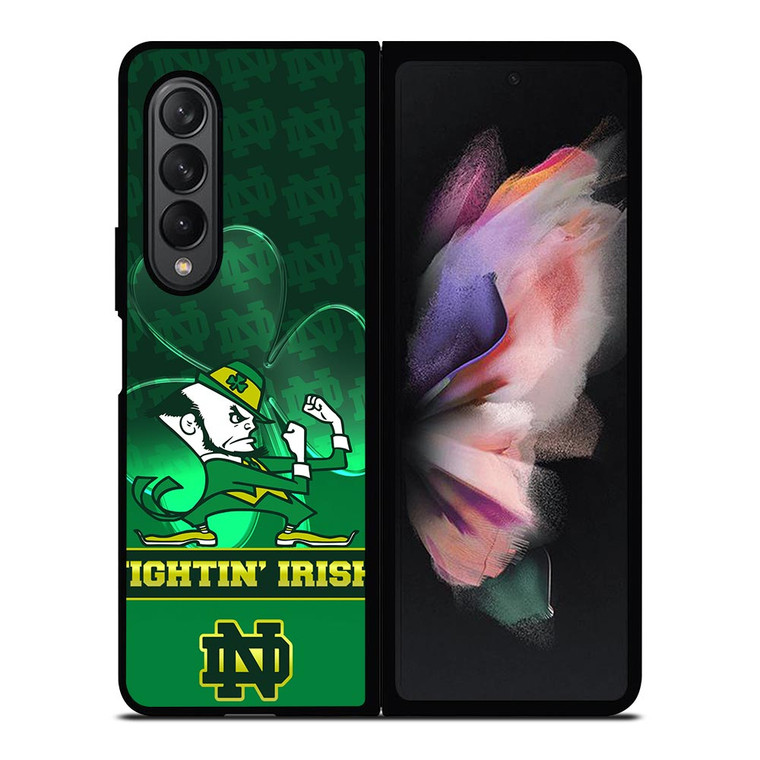 NOTRE DAME FIGHTING IRISH MASCOT Samsung Galaxy Z Fold 3 Case Cover