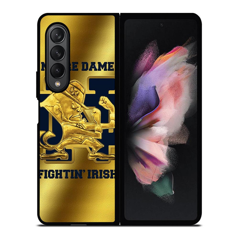 NOTRE DAME GOLD EMBLEM Samsung Galaxy Z Fold 3 Case Cover