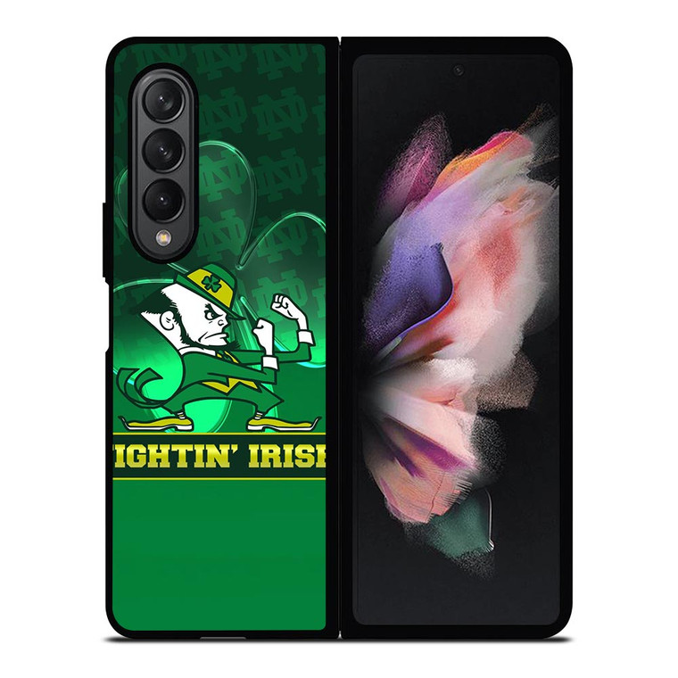 NOTRE DAME IRISH GREEN WALL Samsung Galaxy Z Fold 3 Case Cover