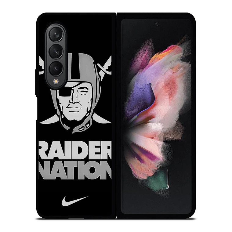OAKLAND RAIDERS NATION NIKE Samsung Galaxy Z Fold 3 Case Cover
