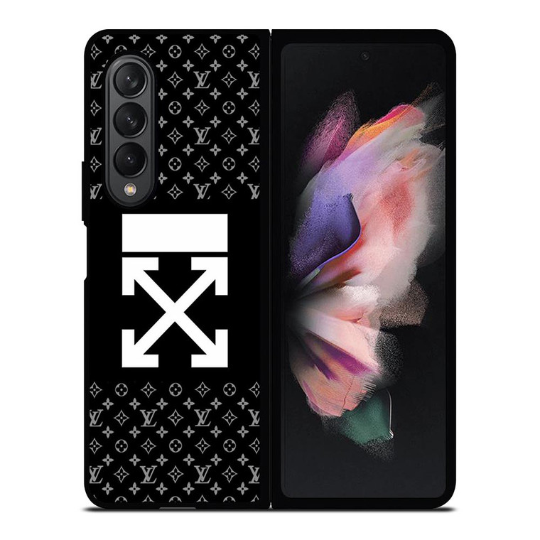 OFF WHITE LOUIS VUITTON Samsung Galaxy Z Fold 3 Case Cover OFF WHITE LOUIS VUITTON Samsung Galaxy Z Fold 3 Case Cover