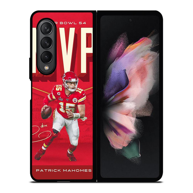 PATRICK MAHOMES KANSAS CITY CHIEFS MVP Samsung Galaxy Z Fold 3 Case Cover