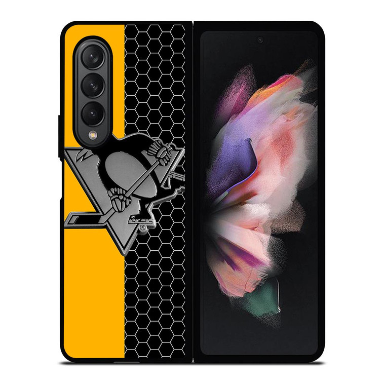 PITTSBURGH PENGUINS NHL TEAM Samsung Galaxy Z Fold 3 Case Cover