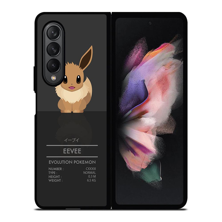 POKEMON EEVEE ABILITY Samsung Galaxy Z Fold 3 Case Cover POKEMON EEVEE ABILITY Samsung Galaxy Z Fold 3 Case Cover