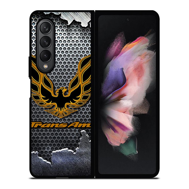 PONTIAC TRANS AM FIREBIRD METAL LOGO 2 Samsung Galaxy Z Fold 3 Case Cover