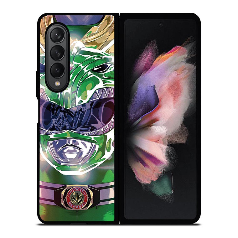 POWER RANGERS GREEN Samsung Galaxy Z Fold 3 Case Cover POWER RANGERS GREEN Samsung Galaxy Z Fold 3 Case Cover