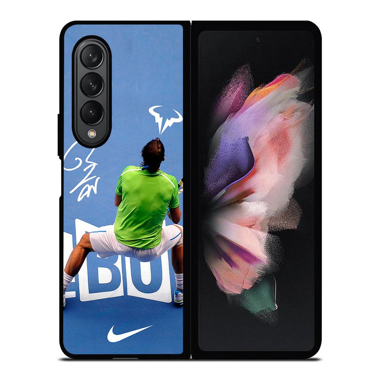 RAFAEL NADAL NIKE SIGNATURE LOGO Samsung Galaxy Z Fold 3 Case Cover