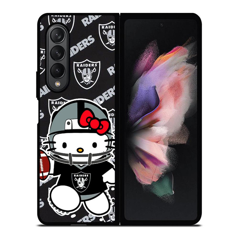 RAIDERS HELLO KITTY Samsung Galaxy Z Fold 3 Case Cover RAIDERS HELLO KITTY Samsung Galaxy Z Fold 3 Case Cover