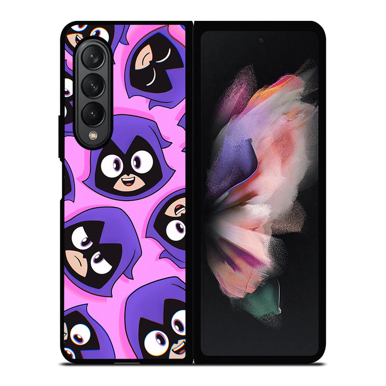 RAVEN TEEN TITANS GO PATTERN Samsung Galaxy Z Fold 3 Case Cover RAVEN TEEN TITANS GO PATTERN Samsung Galaxy Z Fold 3 Case Cover