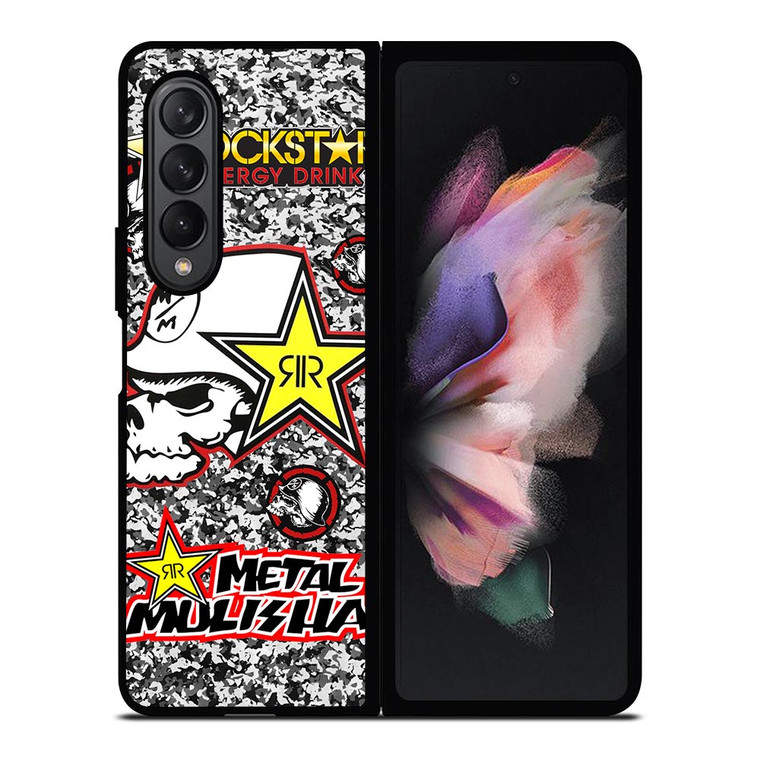 ROCKSTAR METAL MULISHA CAMO Samsung Galaxy Z Fold 3 Case Cover ROCKSTAR METAL MULISHA CAMO Samsung Galaxy Z Fold 3 Case Cover