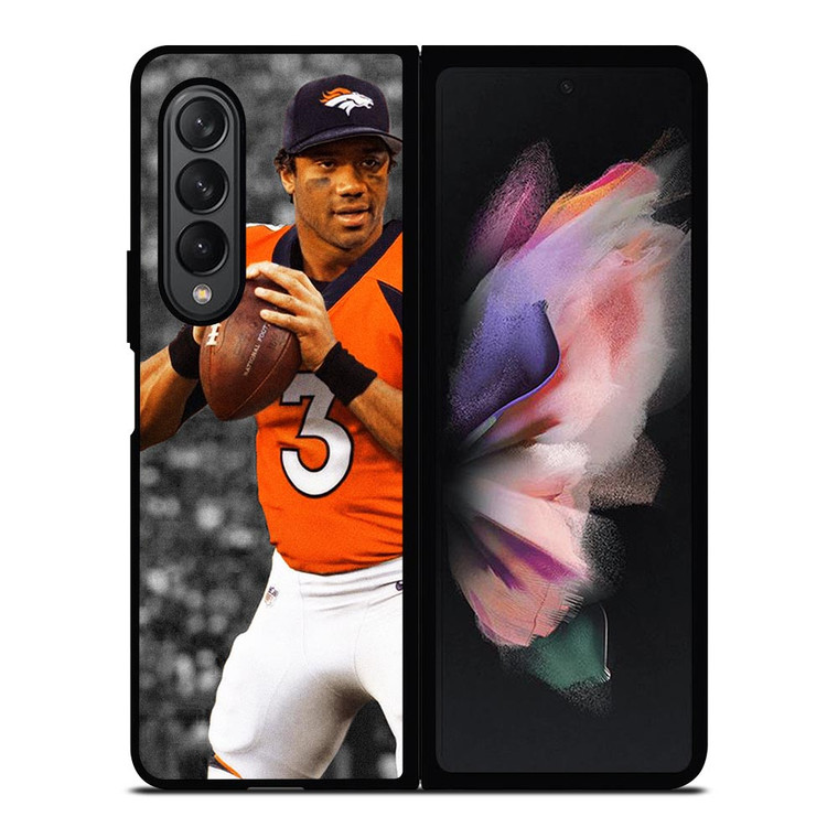 RUSSEL WILSON DENVER BRONCOS NFL Samsung Galaxy Z Fold 3 Case Cover