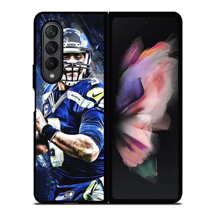 RUSSELL WILSON SEATTLE SEAHAWKS FOOTBALL Samsung Galaxy Z Fold 3 Case Cover