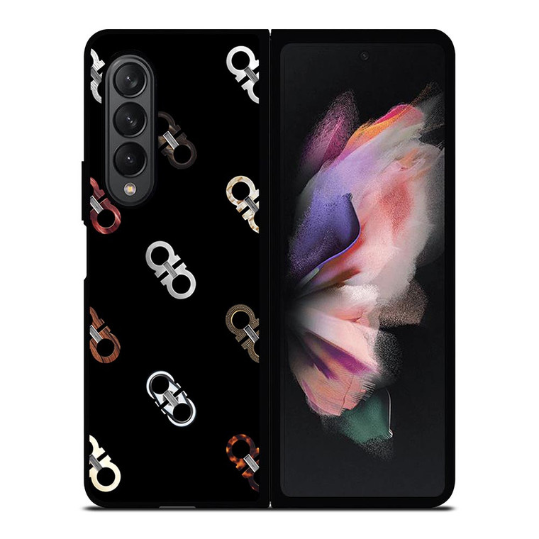 SALVATORE FERRAGAMO LOGO PATTERN Samsung Galaxy Z Fold 3 Case Cover SALVATORE FERRAGAMO LOGO PATTERN Samsung Galaxy Z Fold 3 Case Cover
