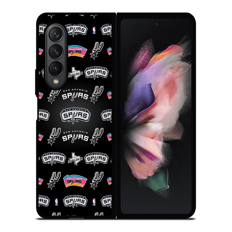 SAN ANTONIO SPURS COLLAGE Samsung Galaxy Z Fold 3 Case Cover SAN ANTONIO SPURS COLLAGE Samsung Galaxy Z Fold 3 Case Cover