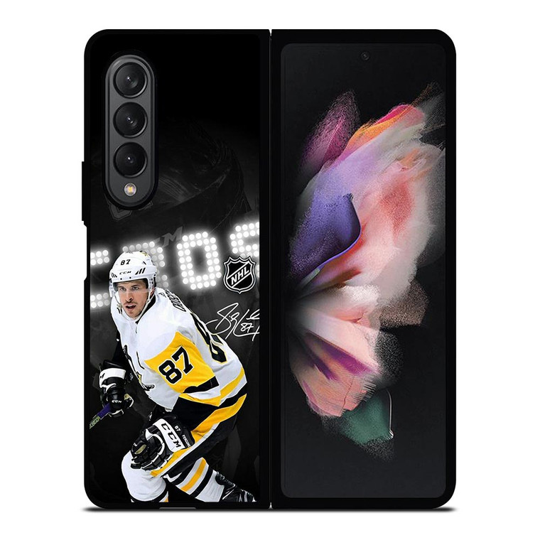 SIDNEY CROSBY PITTSBURGH PENGUINS HOCKEY Samsung Galaxy Z Fold 3 Case Cover