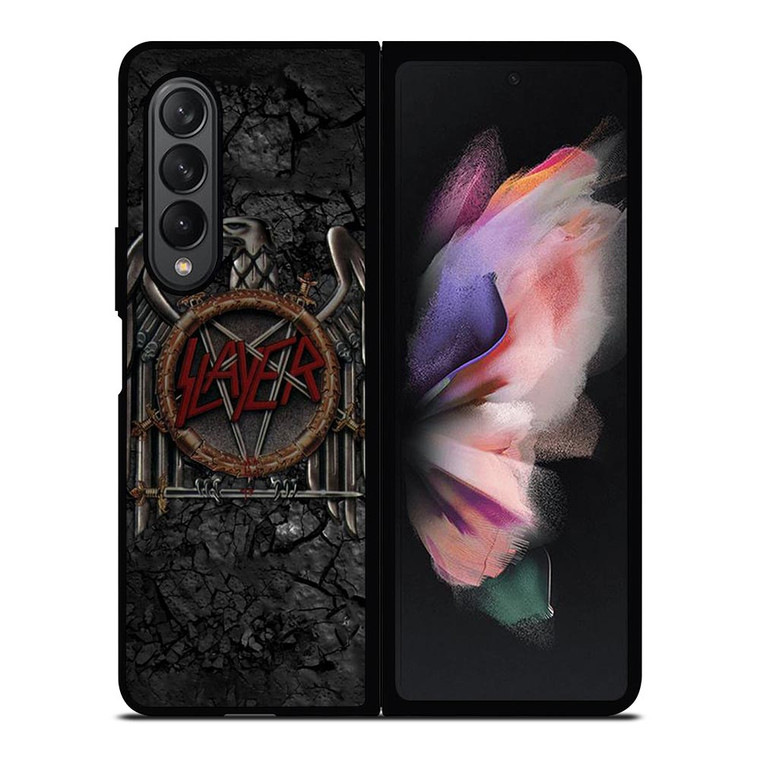 SLAYER METAL BAND EMBLEM Samsung Galaxy Z Fold 3 Case Cover