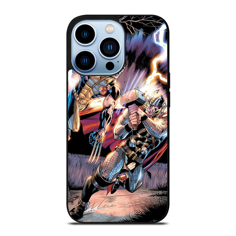 THOR VS WOLVERINE ANIME iPhone 13 Pro Max Case