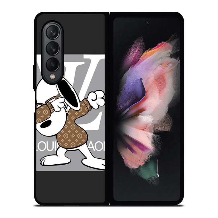 SNOOPY BROWN LOUIS Samsung Galaxy Z Fold 3 Case Cover