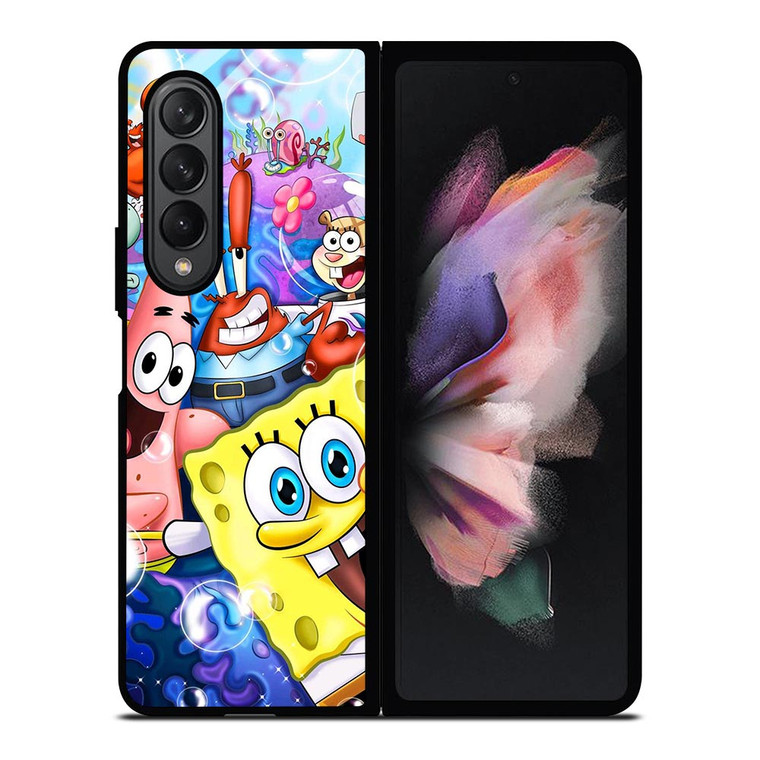 SPONGEBOB AND FRIEND BUBLE Samsung Galaxy Z Fold 3 Case Cover SPONGEBOB AND FRIEND BUBLE Samsung Galaxy Z Fold 3 Case Cover