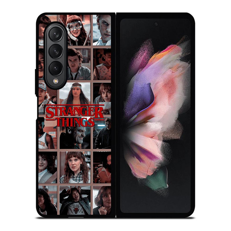 STRANGER THINGS ALL CHARACTER Samsung Galaxy Z Fold 3 Case Cover