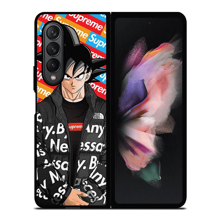 SUPREME GOKU THE NORT FACE Samsung Galaxy Z Fold 3 Case Cover