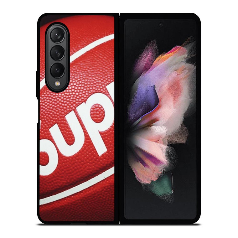 SUPREME LOGO BASKETBALL Samsung Galaxy Z Fold 3 Case Cover