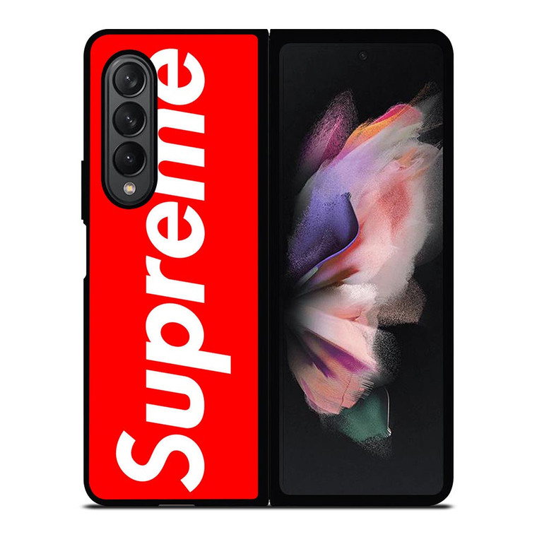 SUPREME SIMPLE LOGO Samsung Galaxy Z Fold 3 Case Cover