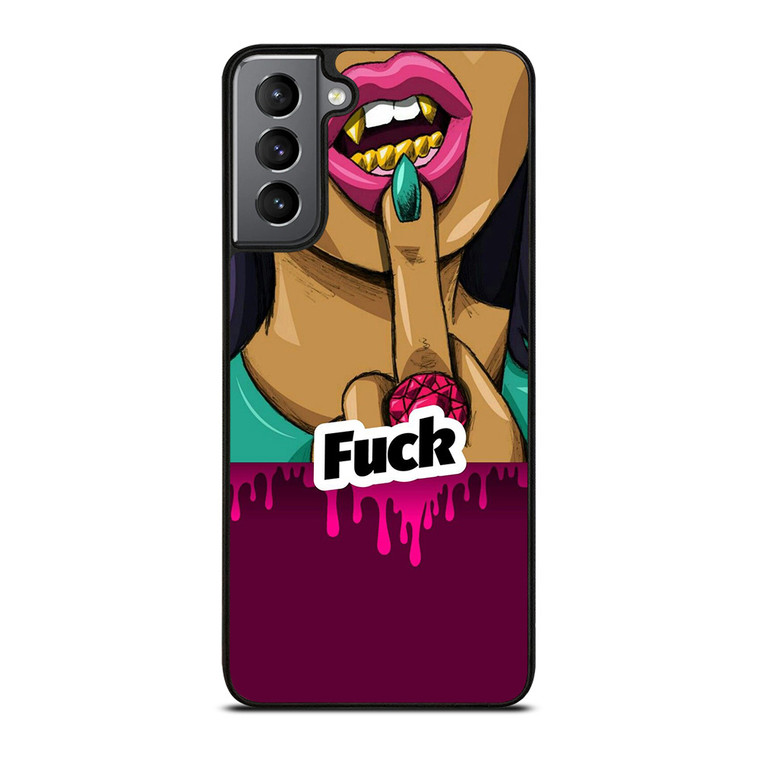 DOPE FUCK GIRL VIOLET Samsung Galaxy S21 Plus Case