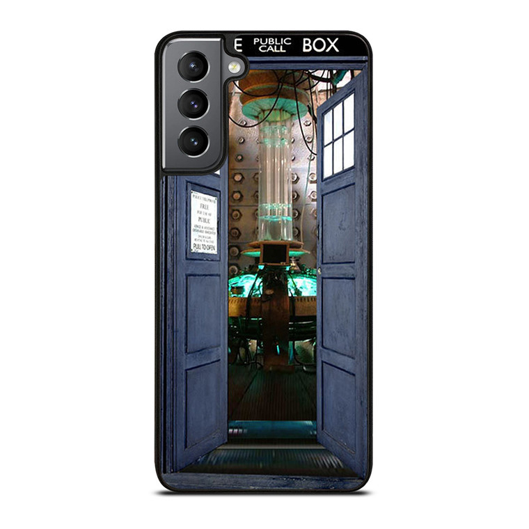 DR. WHO TARDIS OPEN THE DOOR Samsung Galaxy S21 Plus Case