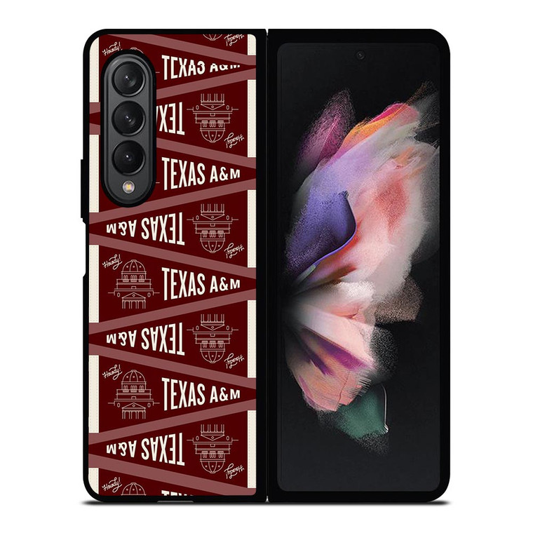 TEXAS AGGIES FLAG Samsung Galaxy Z Fold 3 Case Cover