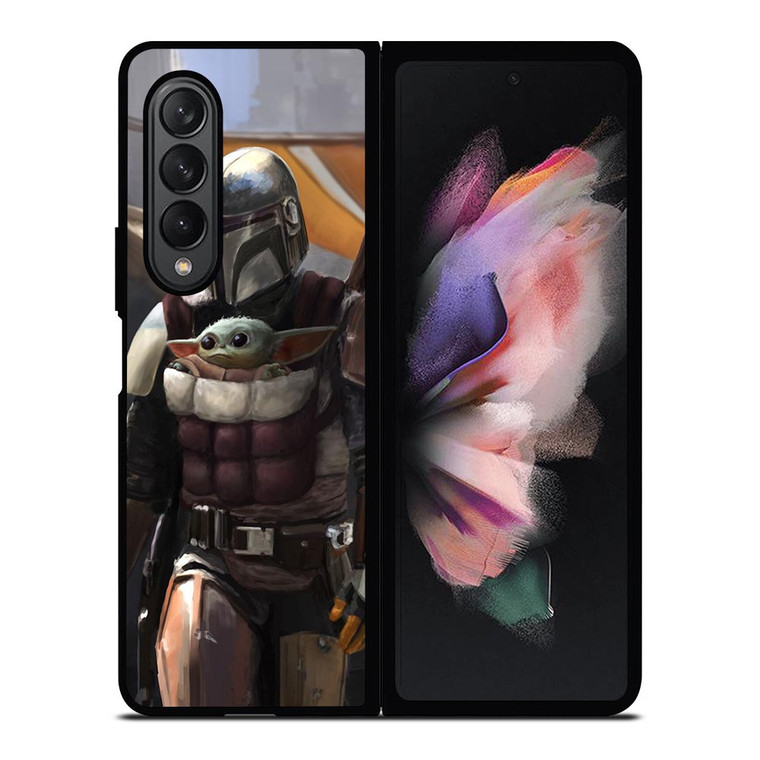 THE MANDALORIAN AND BABY YODA Samsung Galaxy Z Fold 3 Case Cover