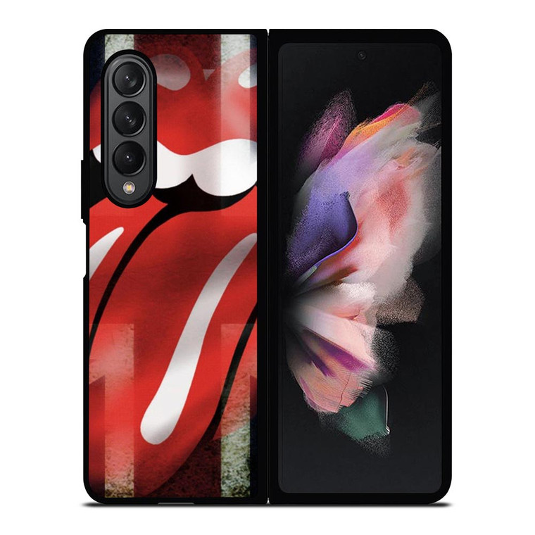 THE ROLLING STONES BRITISH FLAG LOGO Samsung Galaxy Z Fold 3 Case Cover