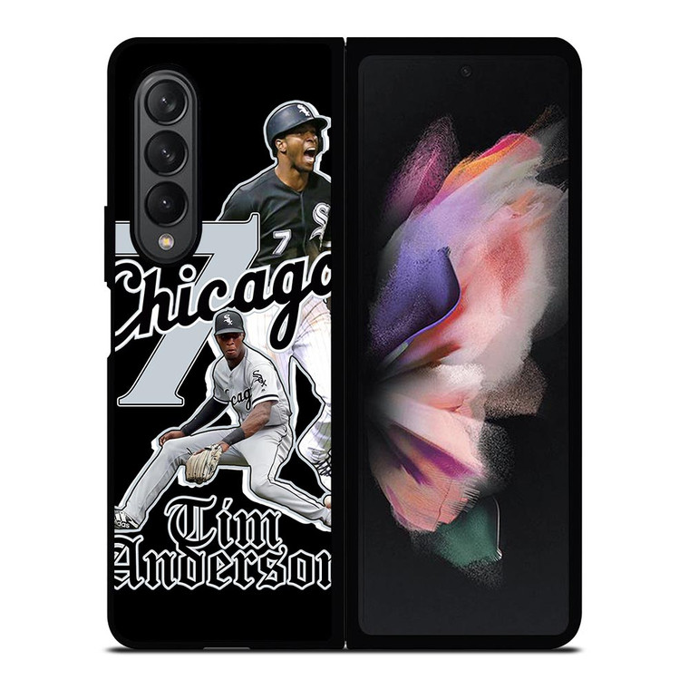 TIM ANDERSON CHICAGO WHITE SOX MLB Samsung Galaxy Z Fold 3 Case Cover