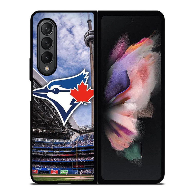 TORONTO BLUE JAYS MLB ICON Samsung Galaxy Z Fold 3 Case Cover TORONTO BLUE JAYS MLB ICON Samsung Galaxy Z Fold 3 Case Cover