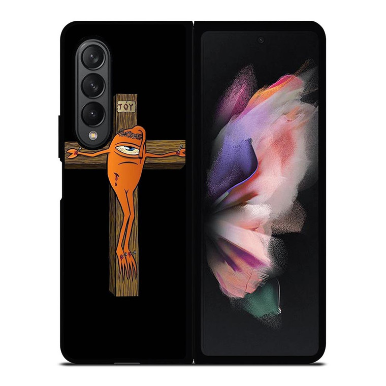 TOY MACHINE SKATEBOARD CROSS LOGO Samsung Galaxy Z Fold 3 Case Cover