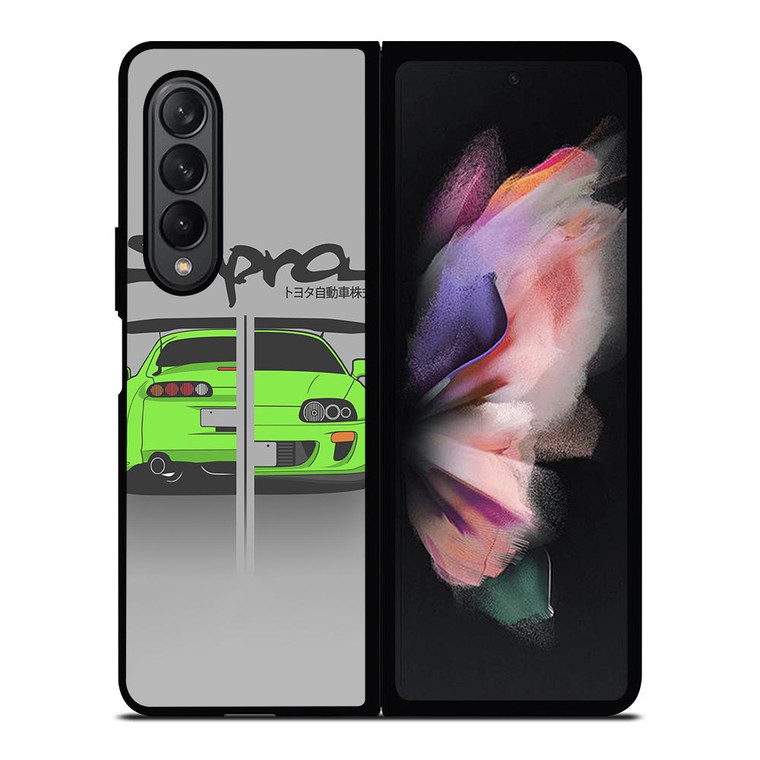 TOYOTA SUPRA CAR CLIPART Samsung Galaxy Z Fold 3 Case Cover