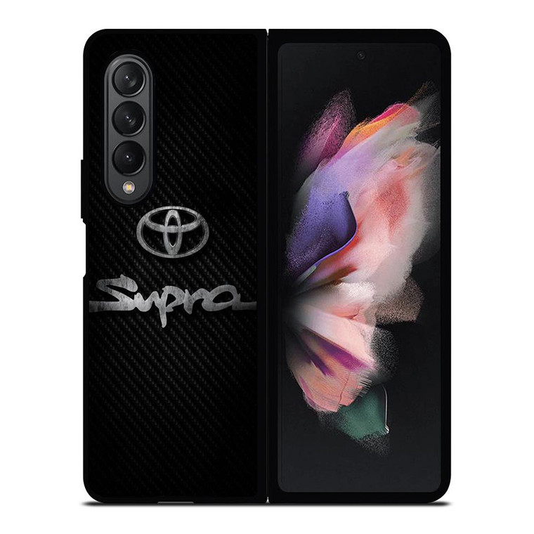 TOYOTA SUPRA CARBON LOGO Samsung Galaxy Z Fold 3 Case Cover
