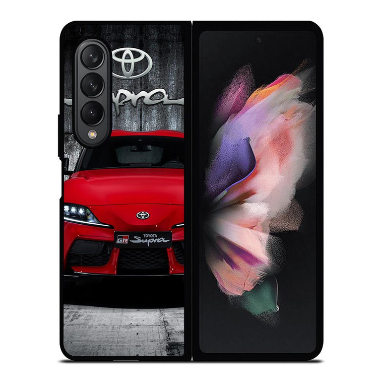 TOYOTA SUPRA RED CAR Samsung Galaxy Z Fold 3 Case Cover