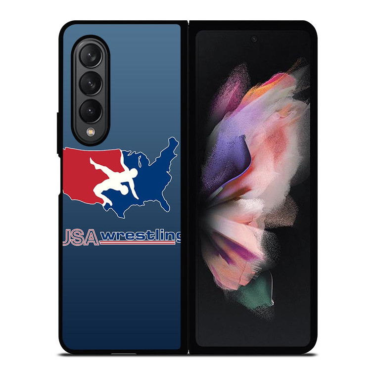 USA WRESTLING SYMBOL Samsung Galaxy Z Fold 3 Case Cover