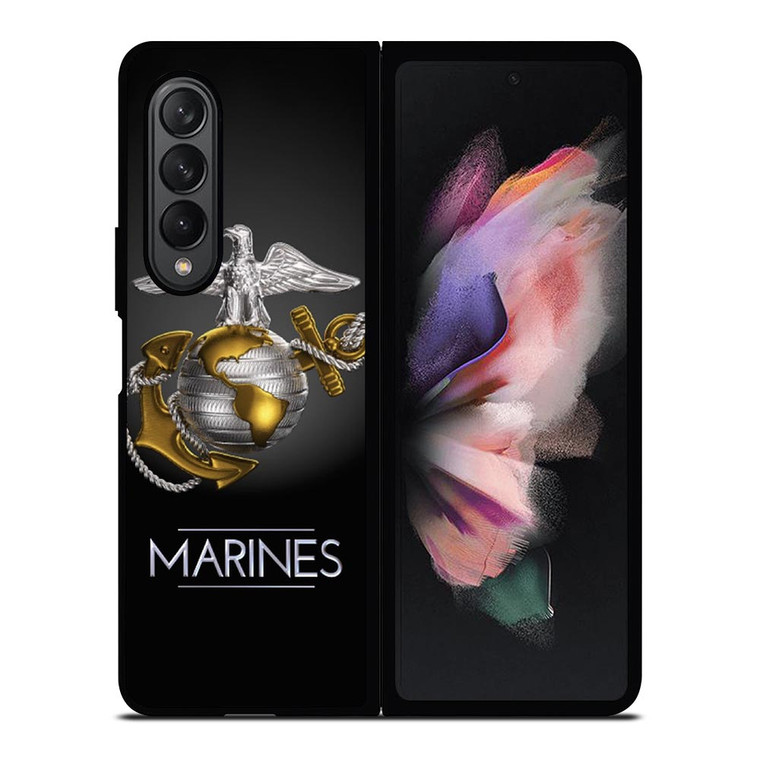 USMC US MARINES CORP EMBLEM Samsung Galaxy Z Fold 3 Case Cover
